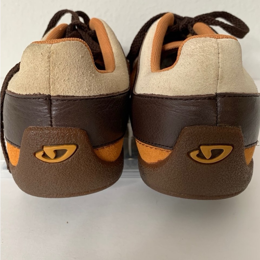 Vintage Giro Ollie Men's Leather and Suede Brown and Orange Sneakers Sz 8.5 - Picture 7 of 9